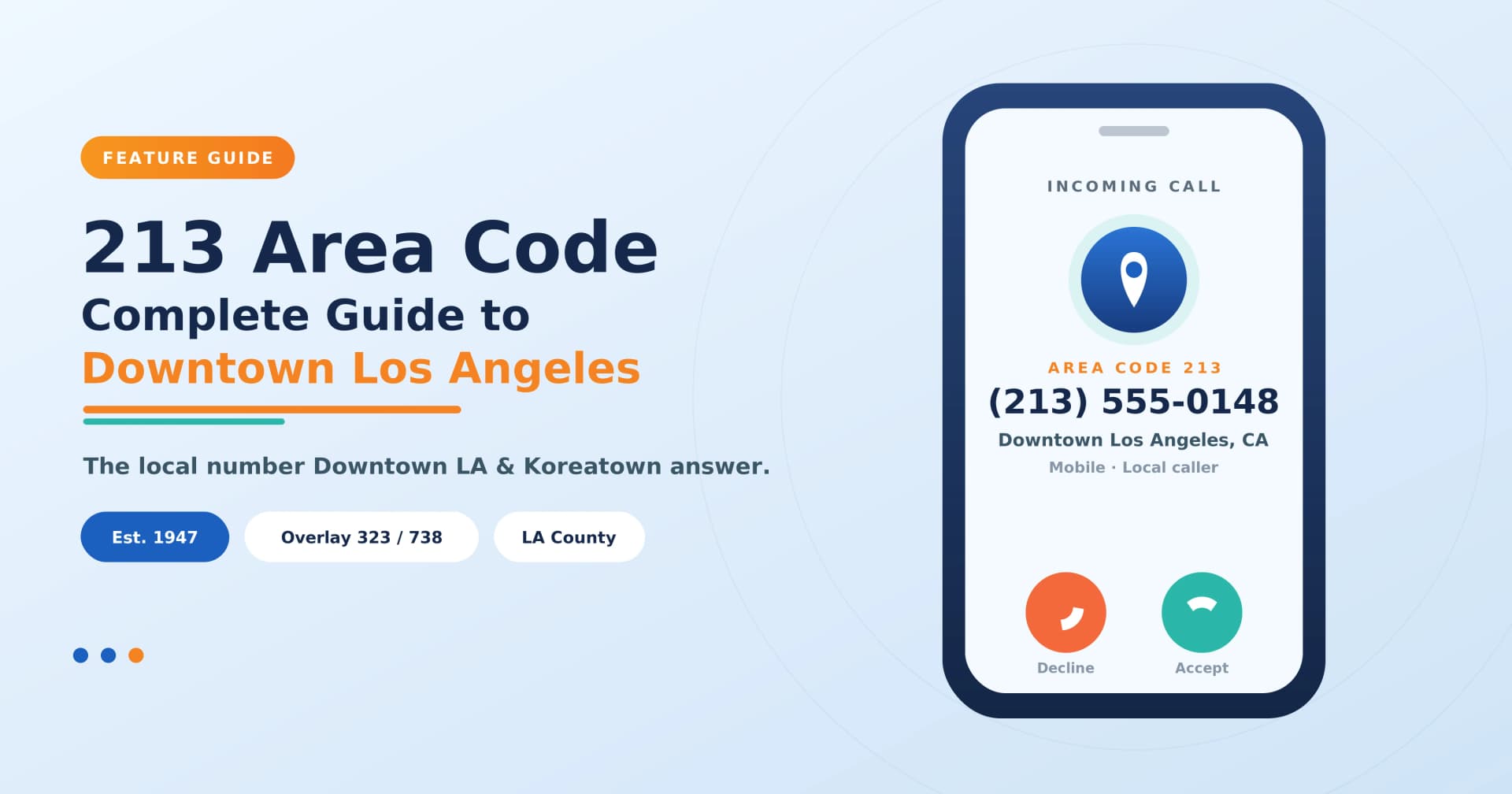 213 area code Downtown Los Angeles California featured hero