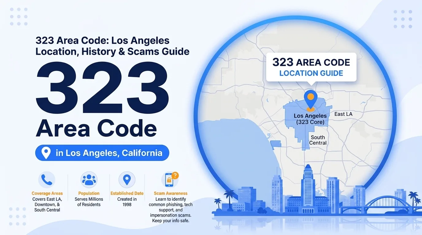 323 area code Los Angeles location, history, and scams guide