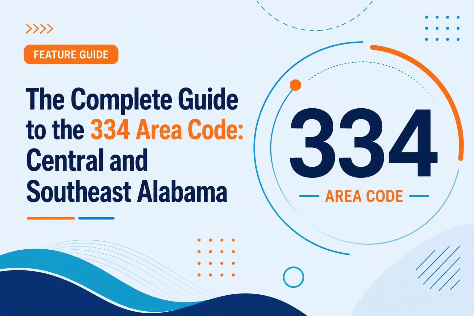 334 area code Central and Southeast Alabama Montgomery Auburn Dothan hero image