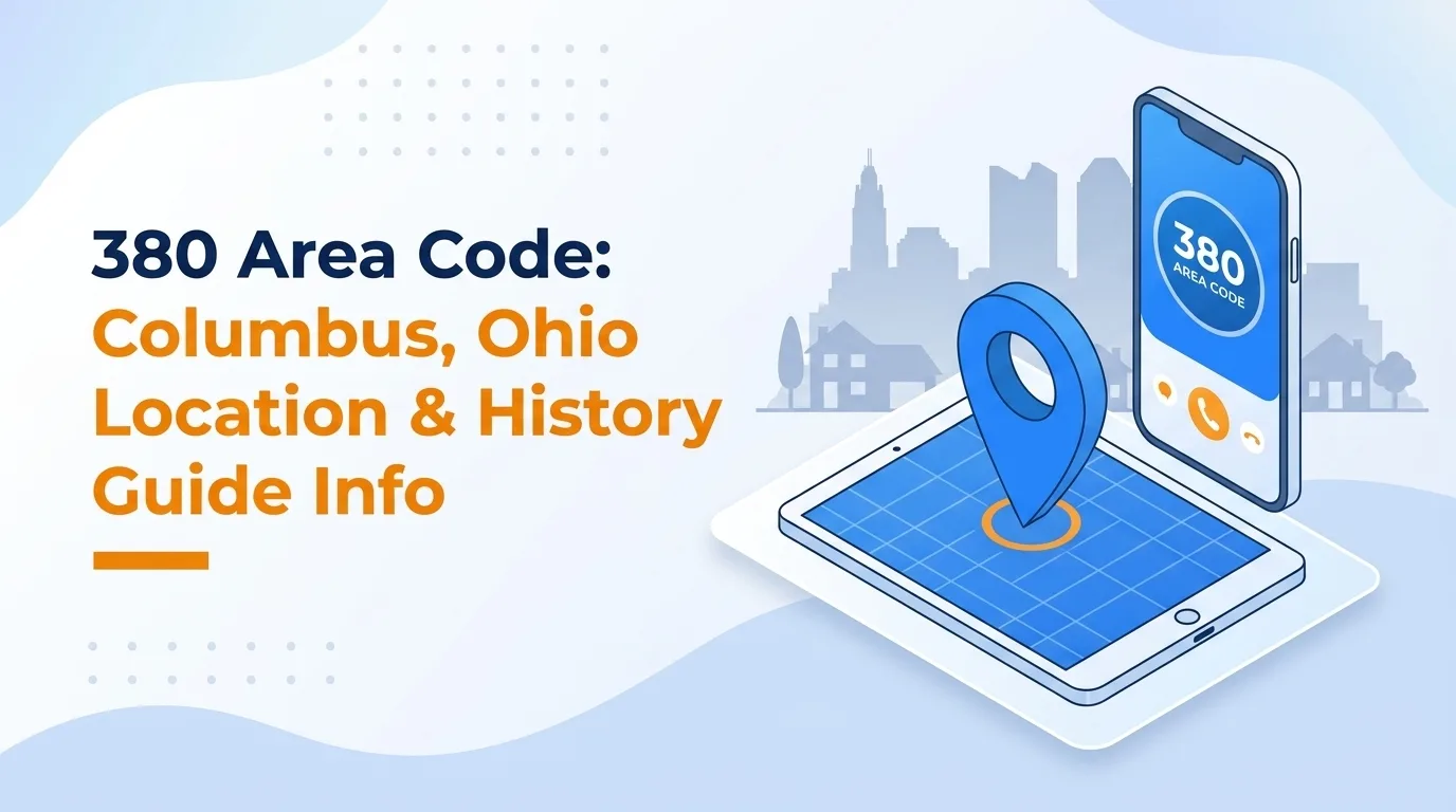 380 area code Columbus, Ohio location, history, and scams guide