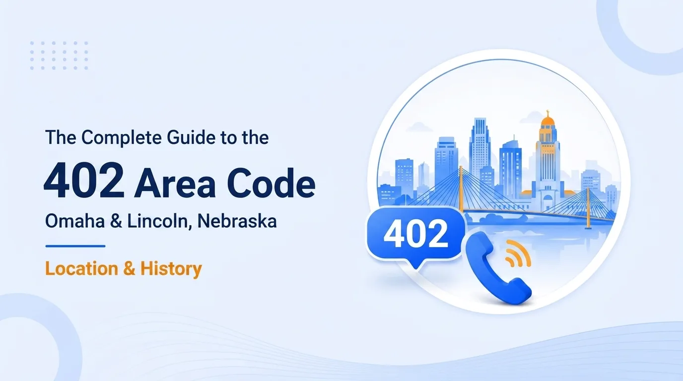 402 area code Omaha and Lincoln, Nebraska location, history, and scams guide