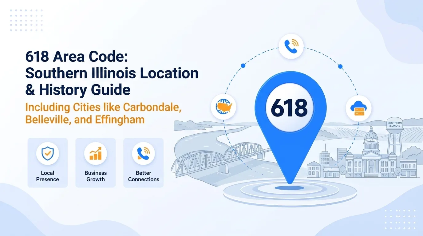 618 area code Belleville, Illinois location, history, and scams guide