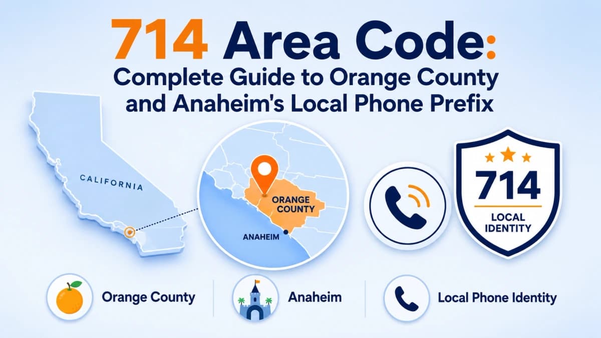 714 area code map Orange County Anaheim California coverage