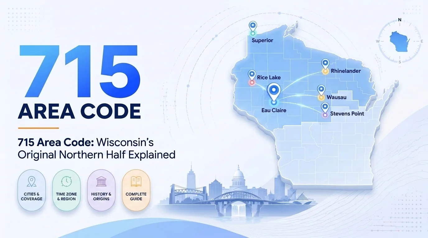715 area code — Wisconsin's original northern half explained