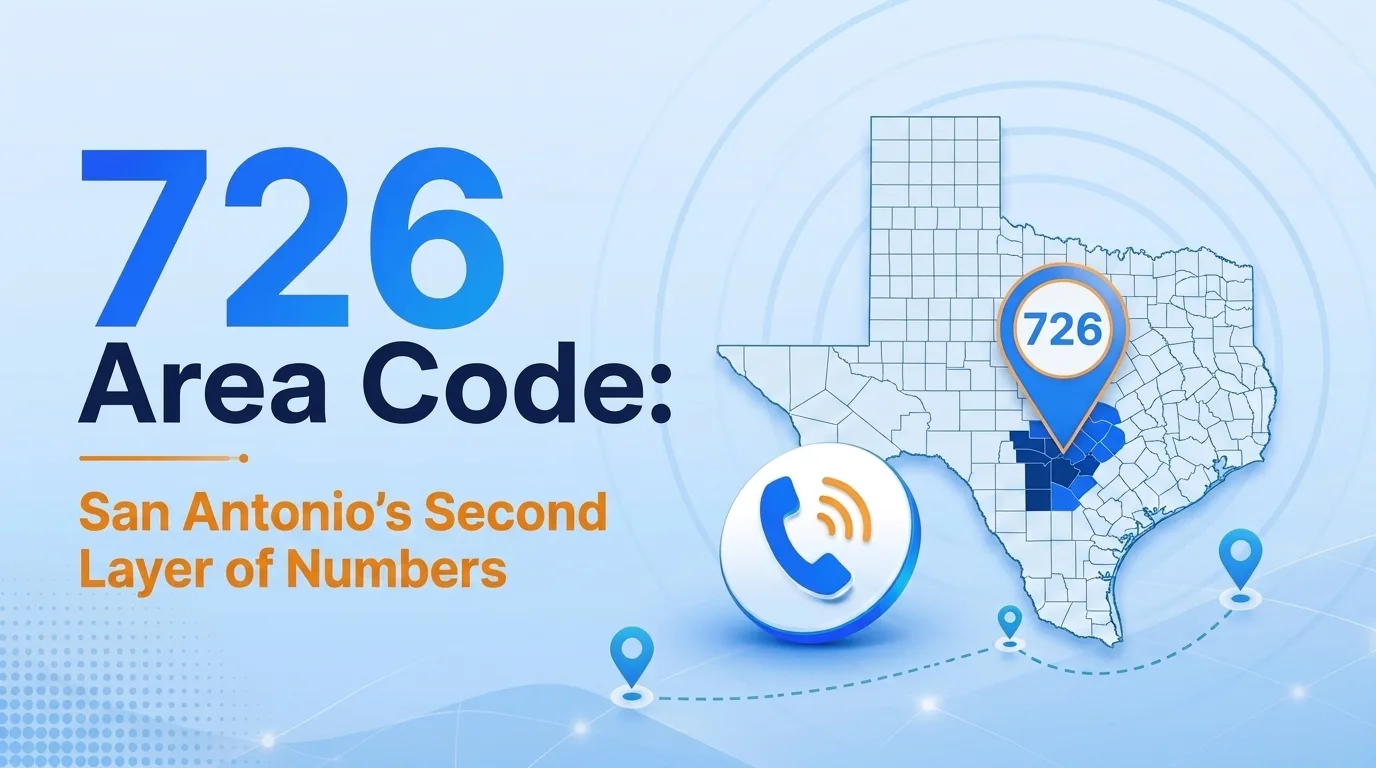 726 area code — San Antonio's second layer of numbers