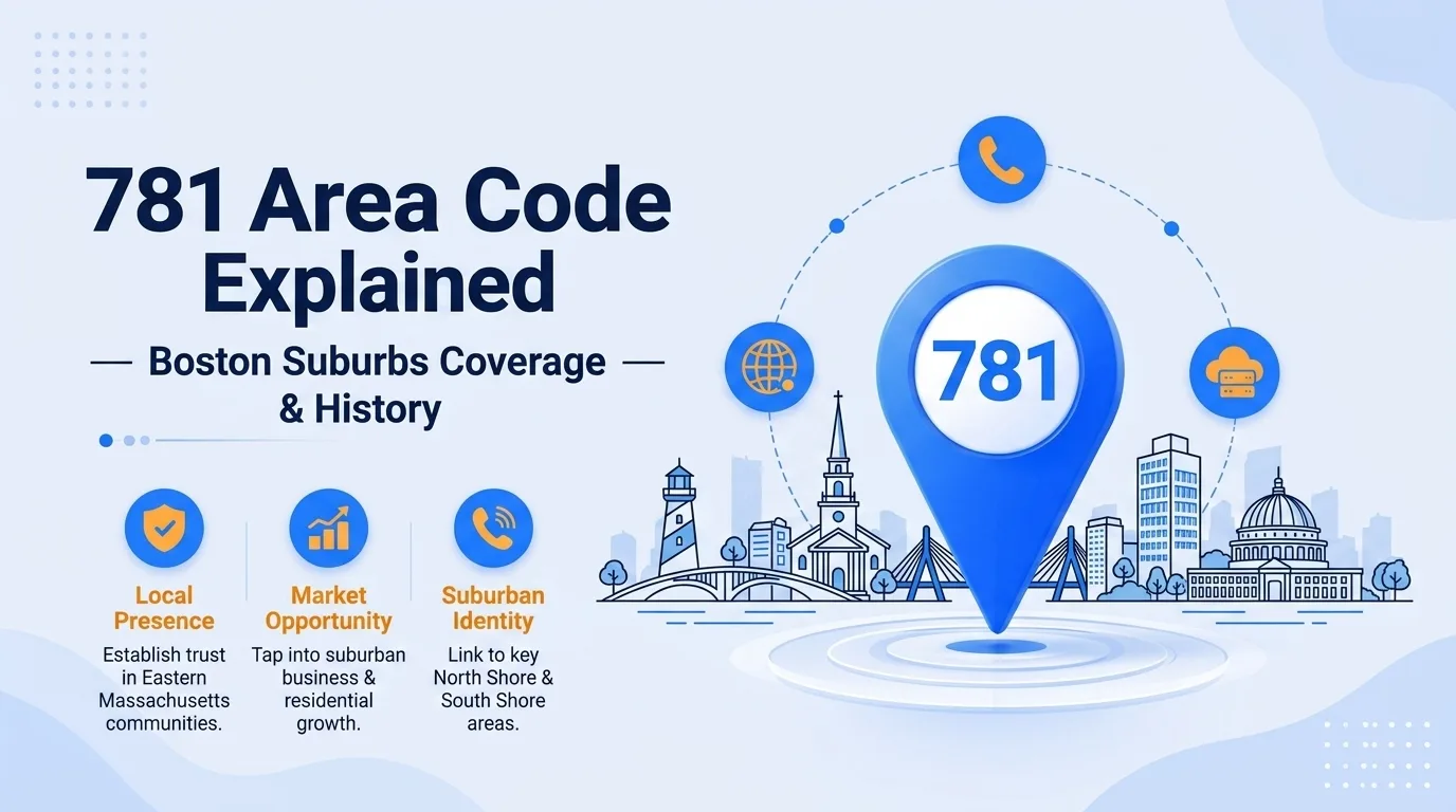 781 area code explained — Boston suburbs coverage and history