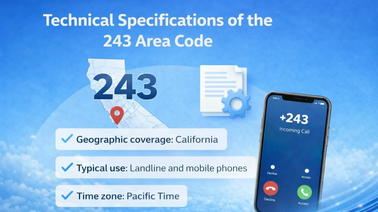 Technical Specifications of the 243 Area Code