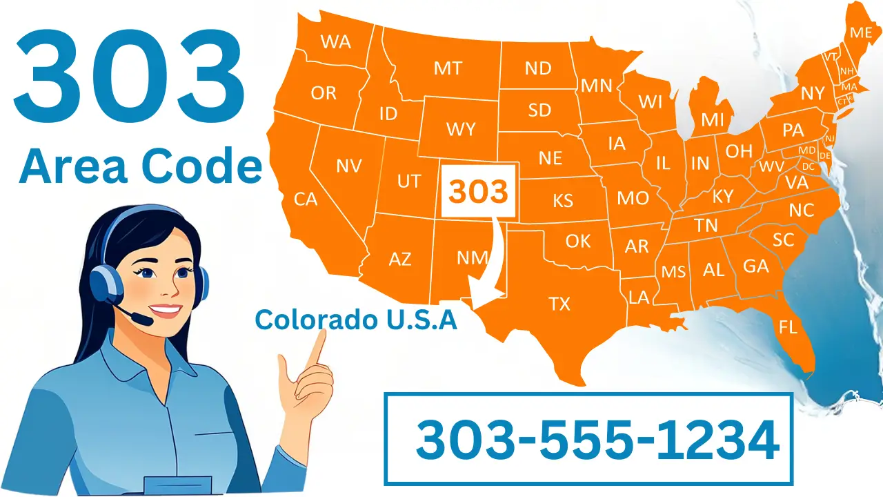 303 Area Code — Colorado USA complete guide: Denver coverage map, history, how to get a 303 phone number