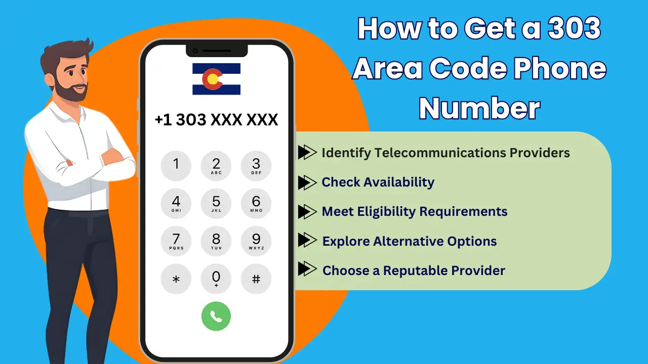 How to Get a 303 Area Code Phone Number — identify providers, check availability, meet eligibility, explore alternatives, choose a provider