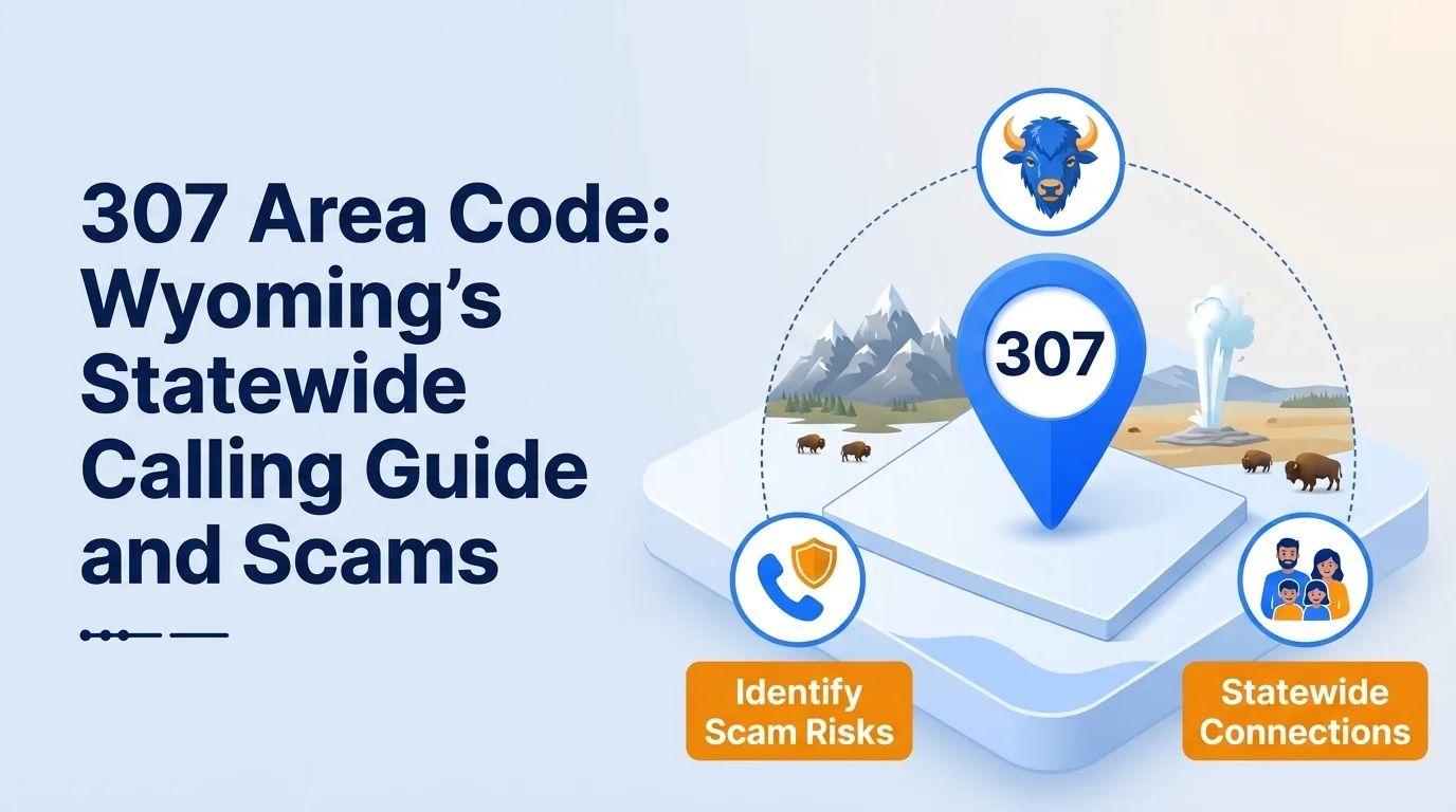 307 area code Wyoming statewide calling guide — identify scam risks and statewide connections