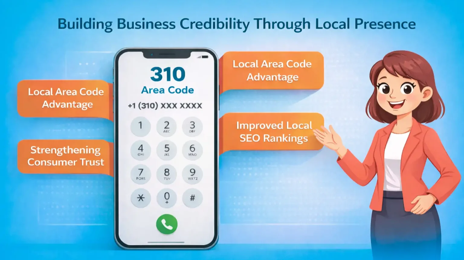 Building Business Credibility Through Local Presence with a 310 Number