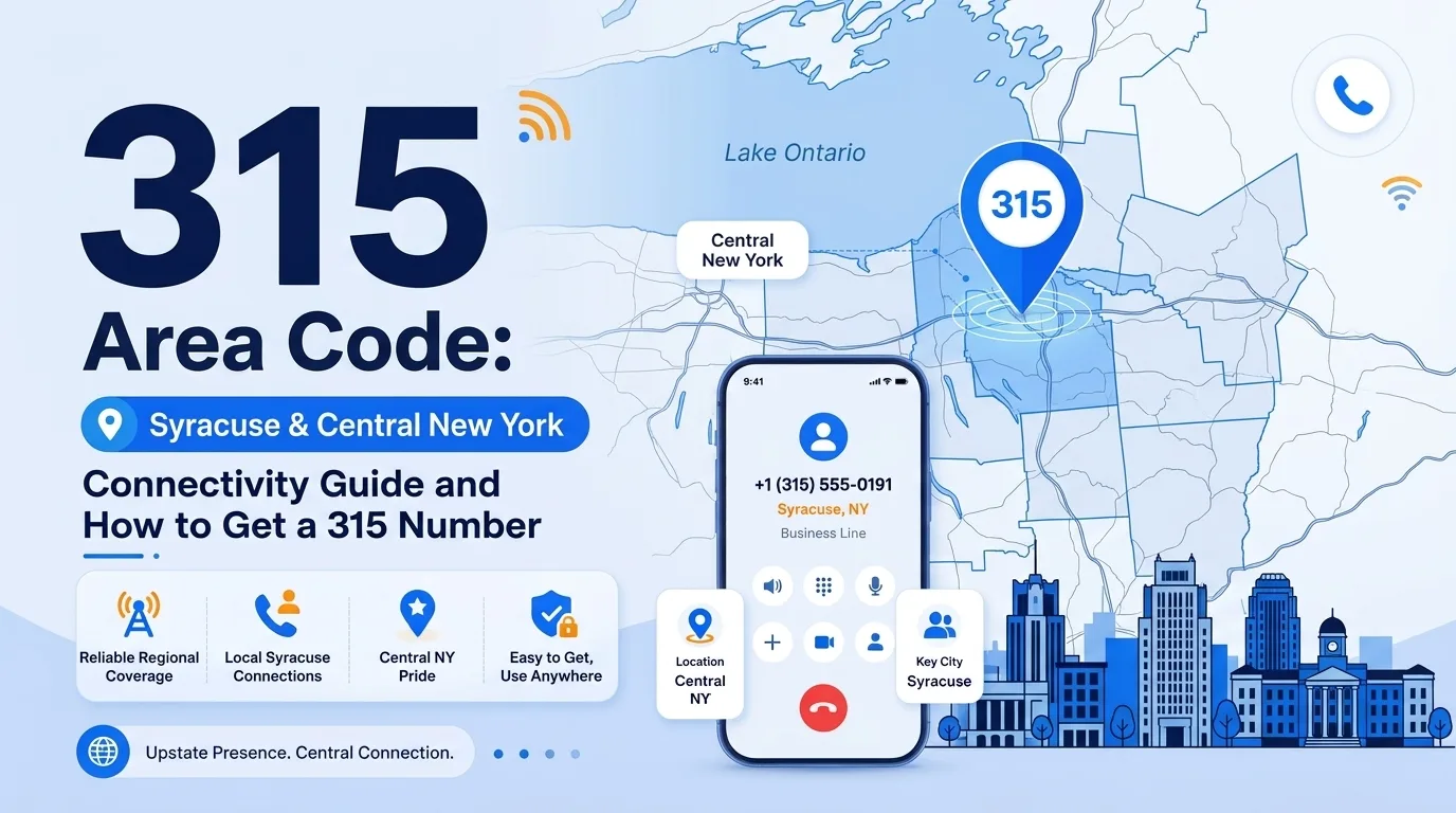 315 area code Syracuse and Central New York connectivity guide and how to get a 315 number