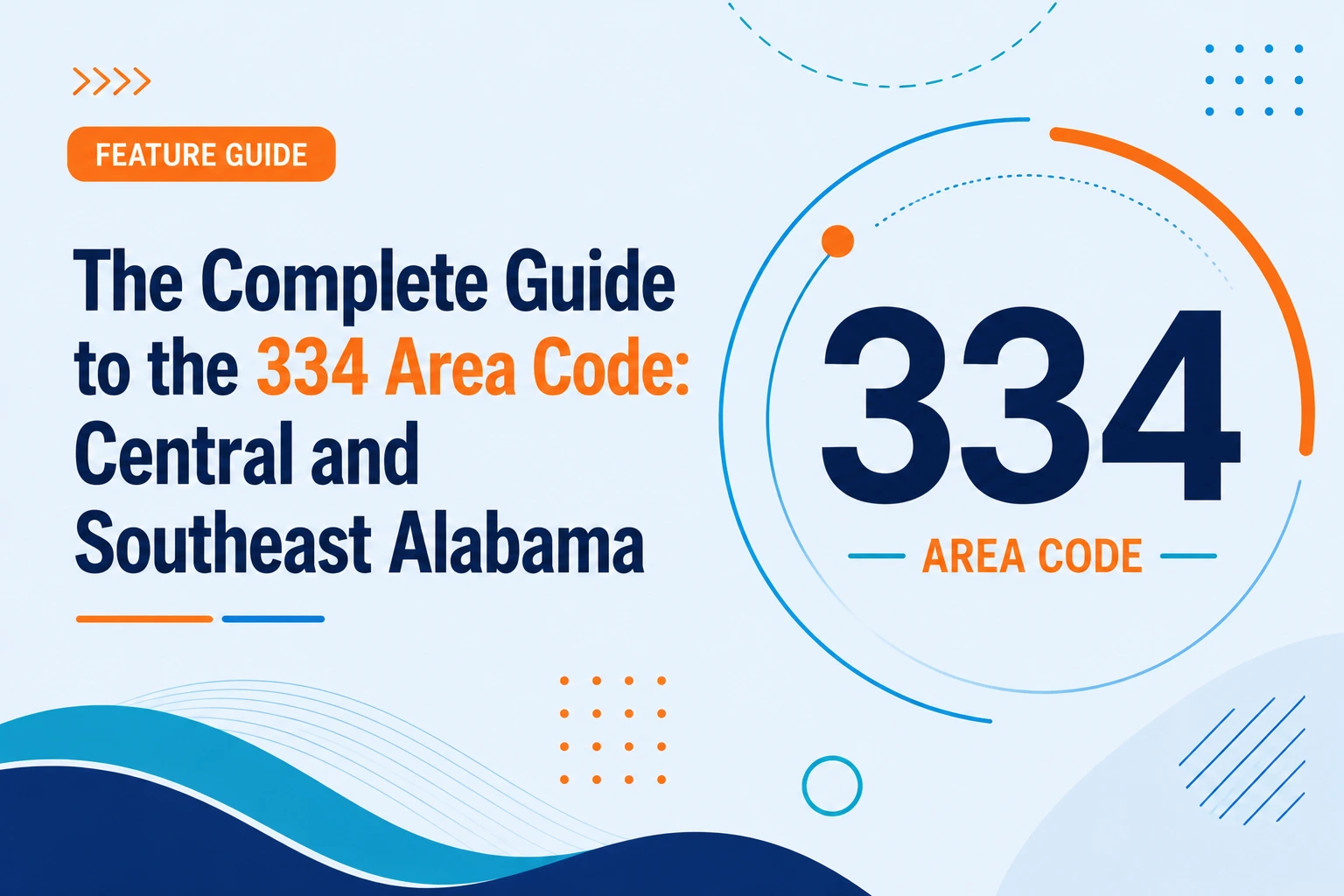 334 area code Central and Southeast Alabama Montgomery Auburn Dothan hero image