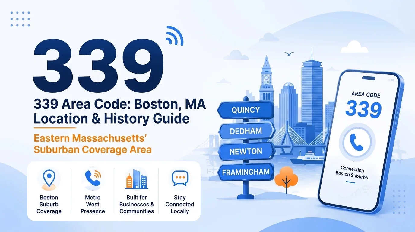 339 area code Boston suburbs, Massachusetts location, history, and scams guide
