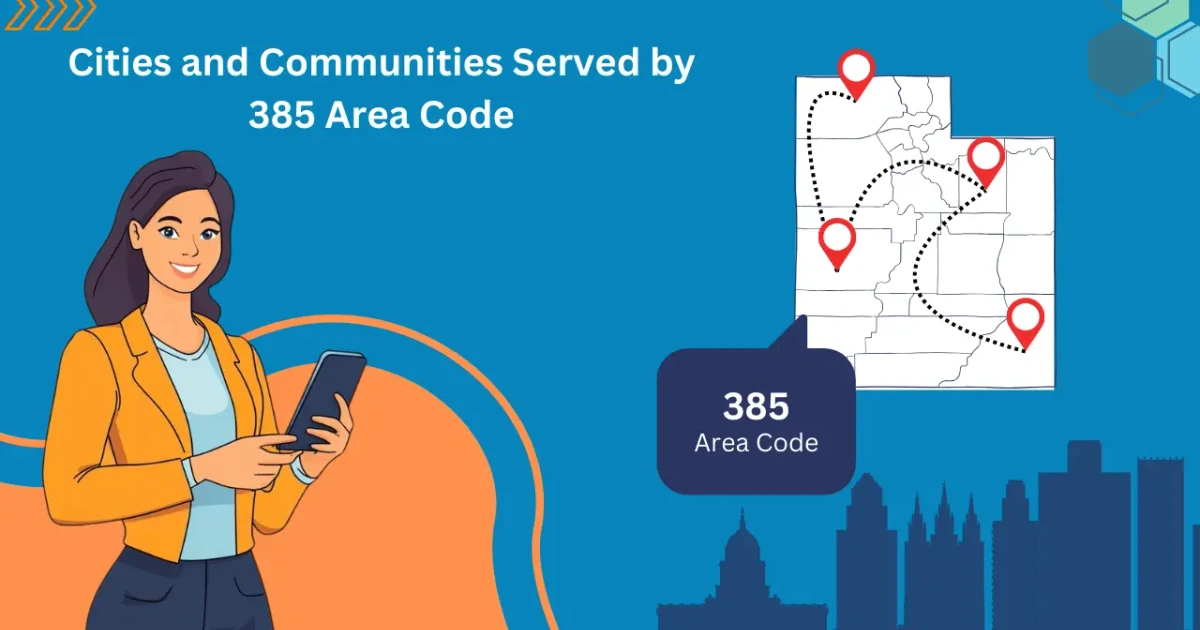 Cities and Communities Served by the 385 Area Code