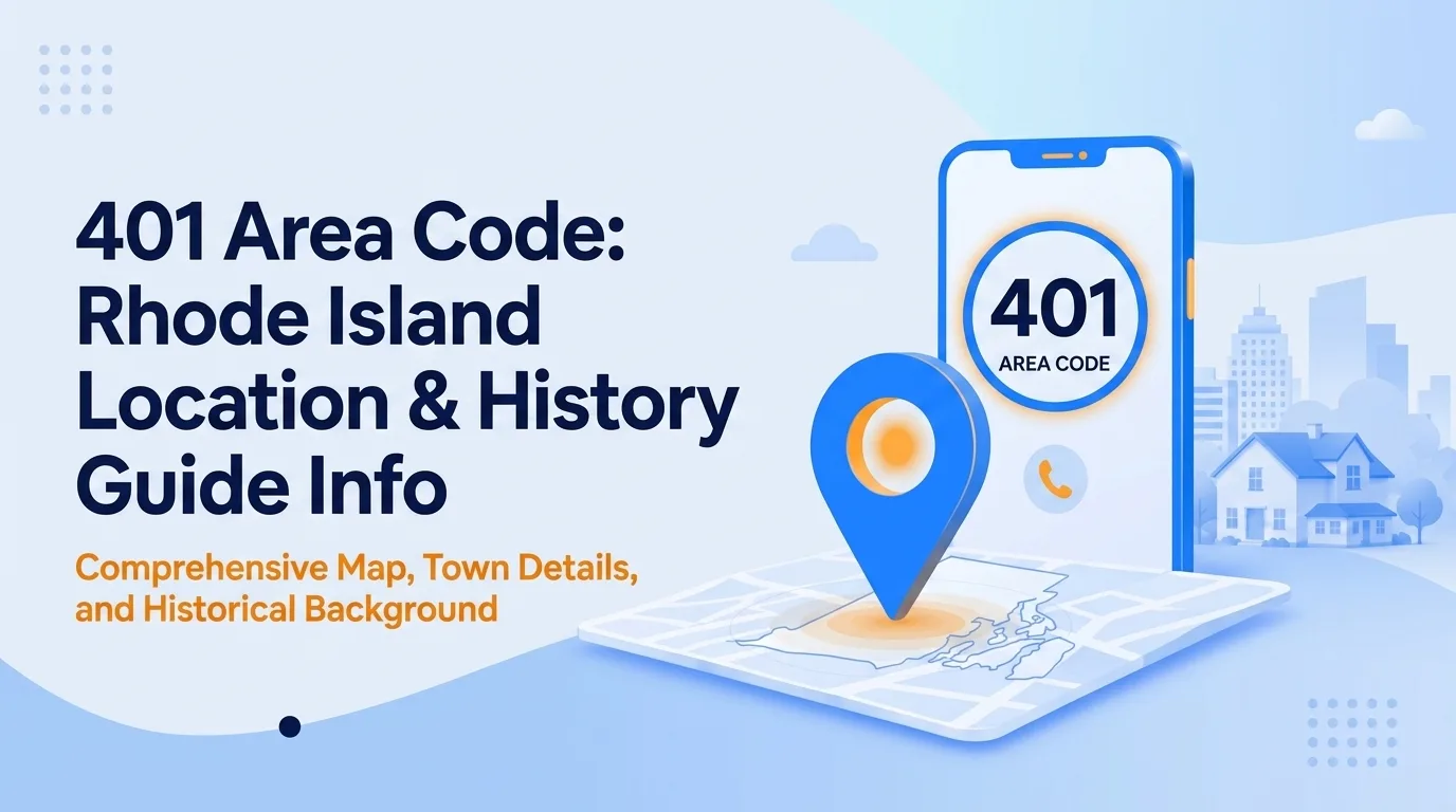 401 area code Rhode Island location, history, and scams guide