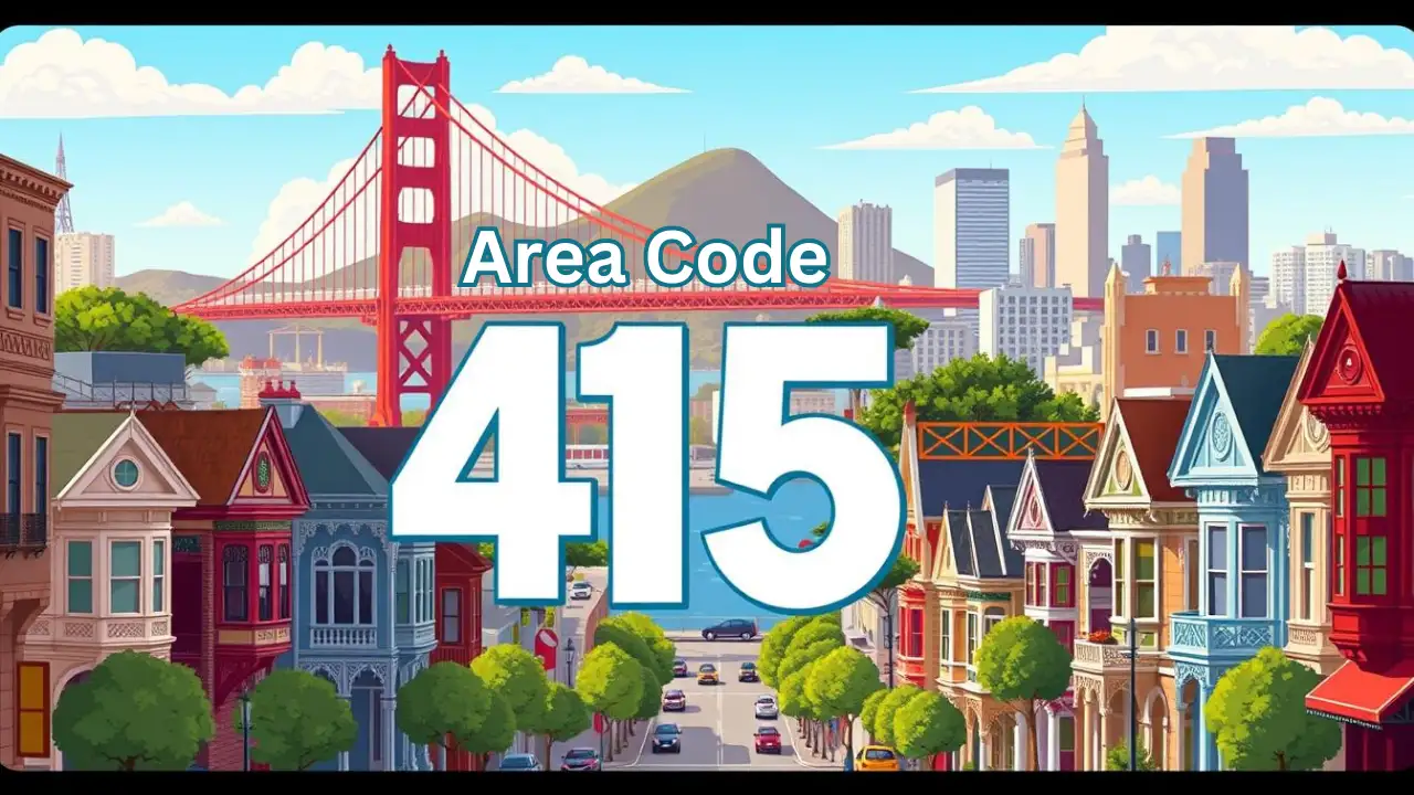 Where is the 415 area code located — San Francisco city and Marin County map