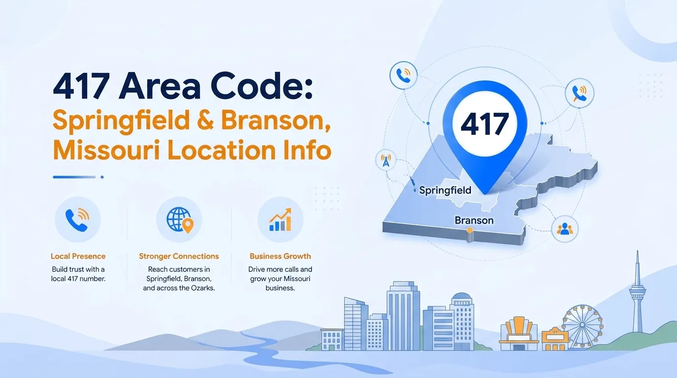 417 area code Springfield and Branson, Missouri location, history, and scams guide