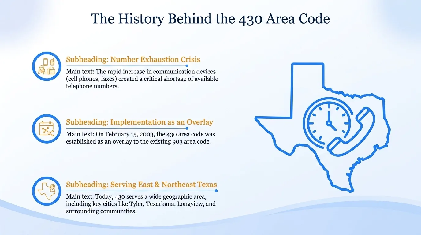 The history behind the 430 area code timeline
