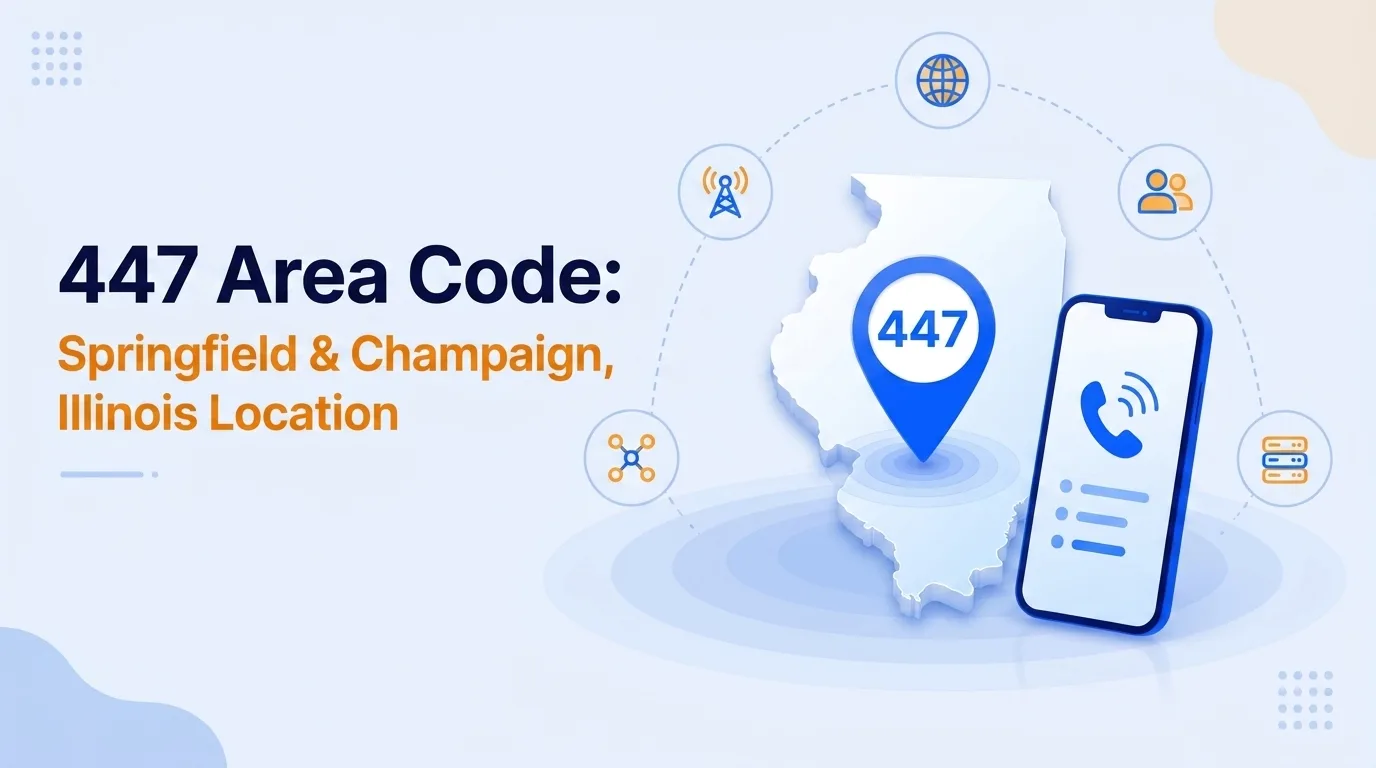 447 area code Springfield and Champaign, Illinois location, history, and scams guide