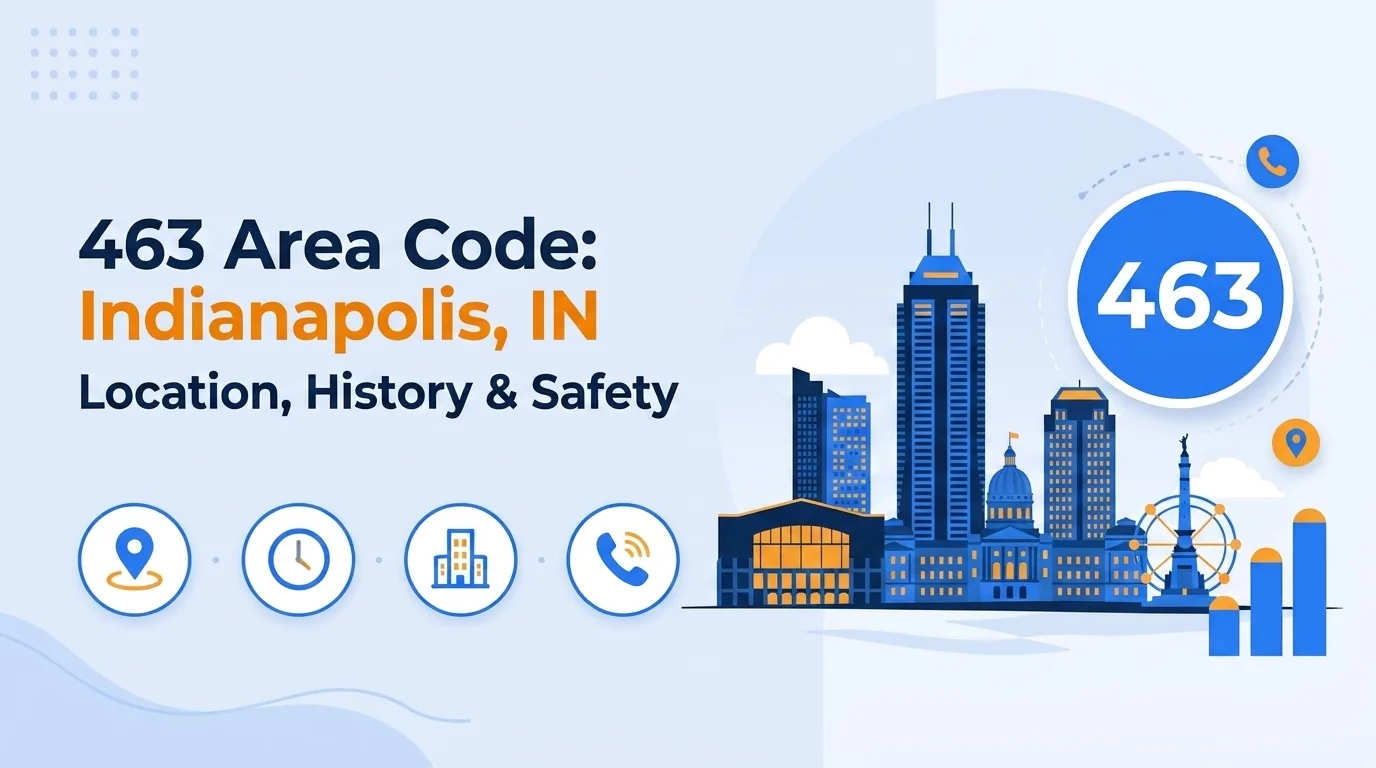463 area code Indianapolis, Indiana location, history, and scams guide