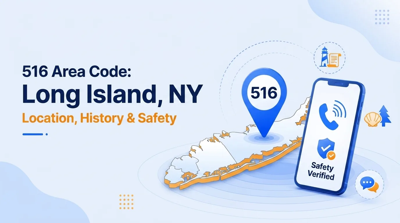 516 area code Nassau County, Long Island location, history, and scams guide