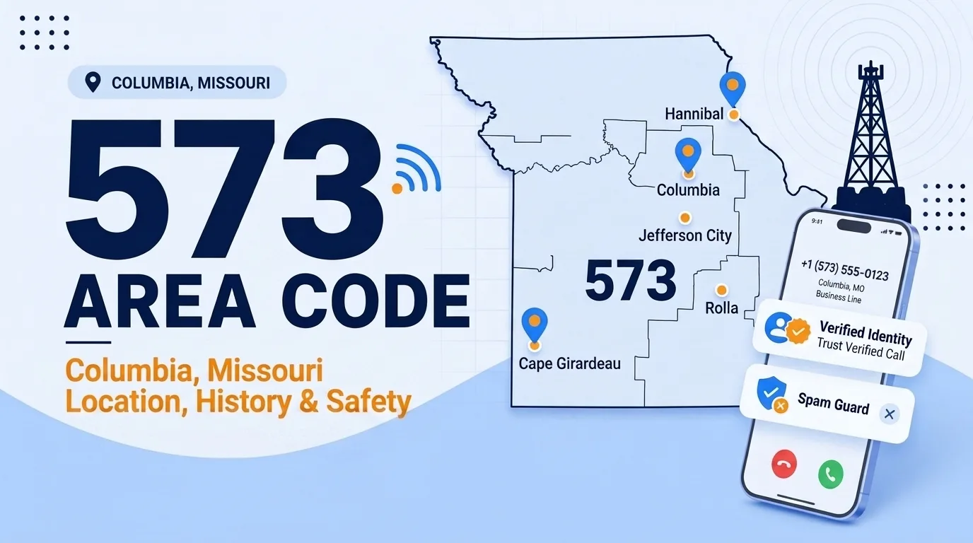 573 area code Columbia, Missouri location, history, and scams guide