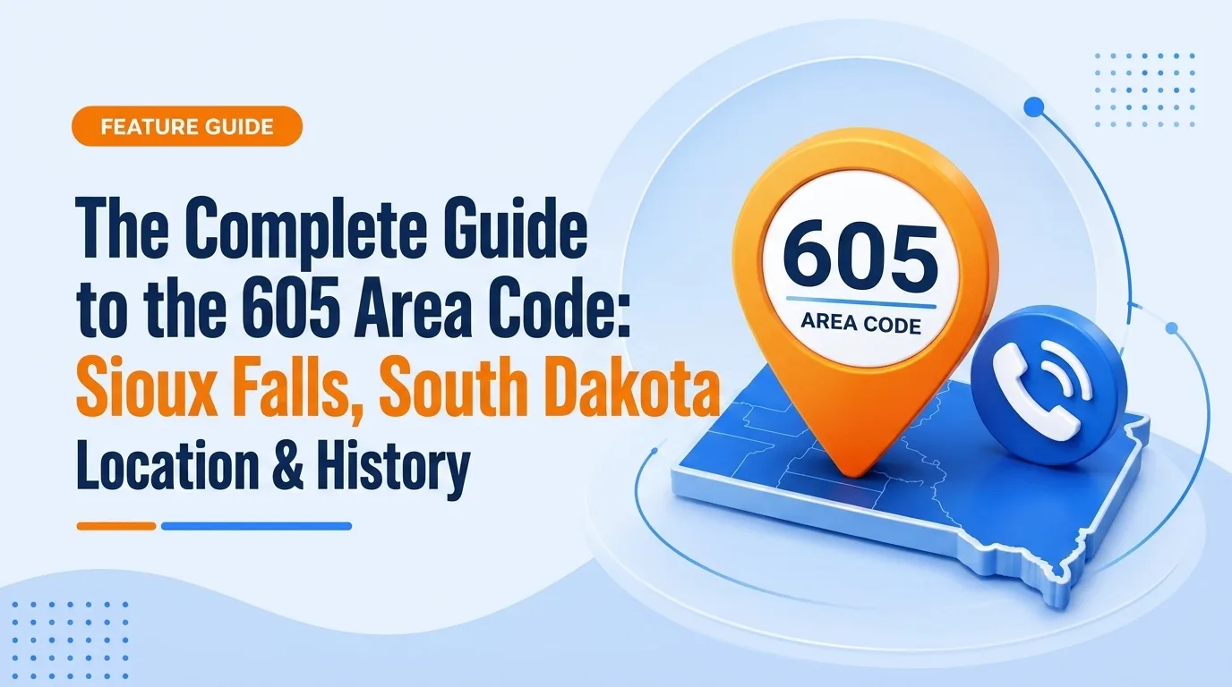 605 area code Sioux Falls, South Dakota location, history, and scams guide