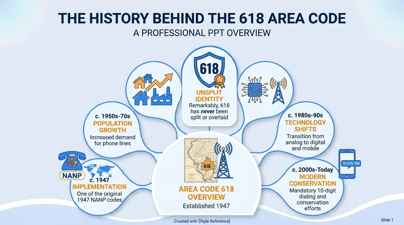 The history behind the 618 area code timeline