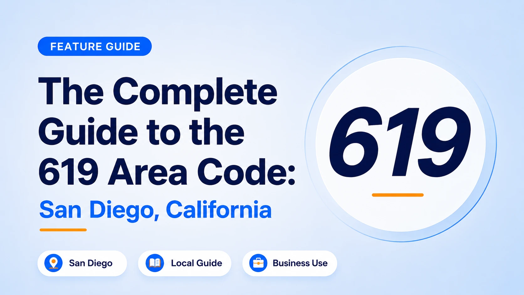 619 area code map showing San Diego California coverage and 858 overlay