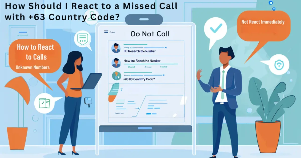 How Should I React to a Missed Call with +63 Country Code?