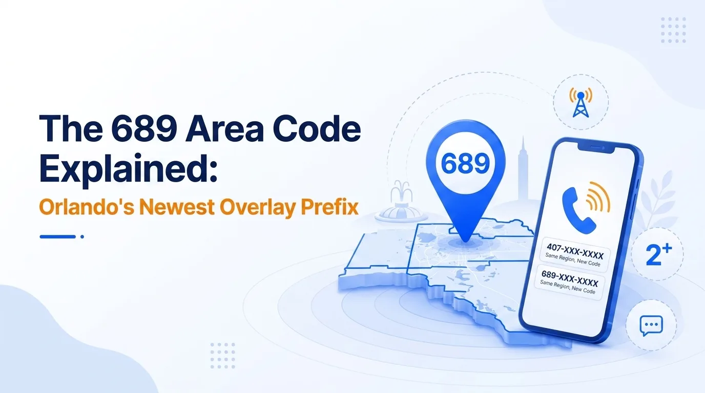 The 689 area code explained — Orlando's newest overlay prefix