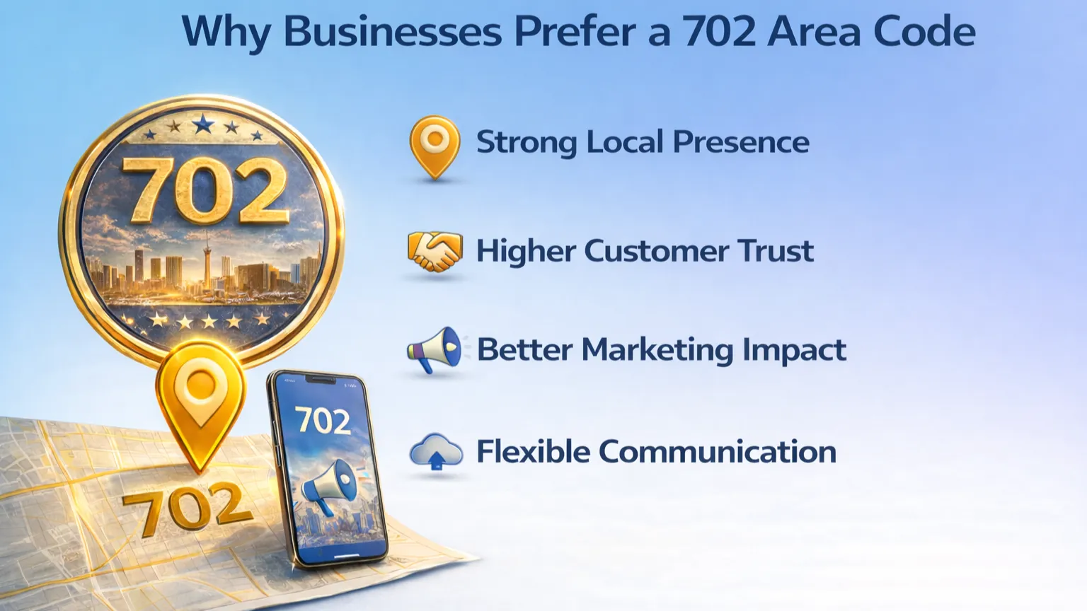 Why Businesses Prefer a 702 Area Code