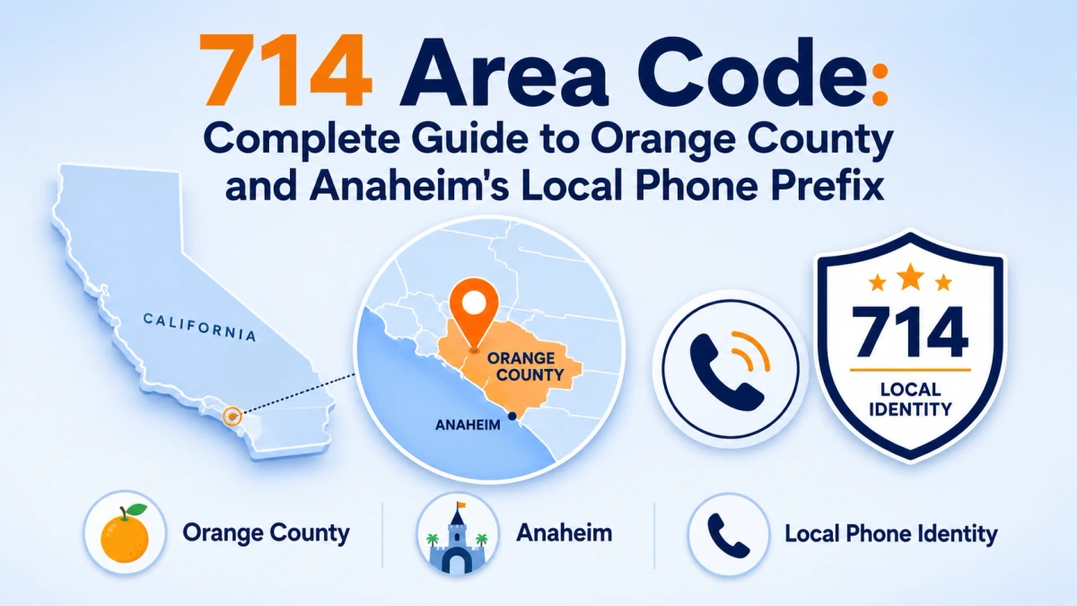 714 area code map Orange County Anaheim California coverage