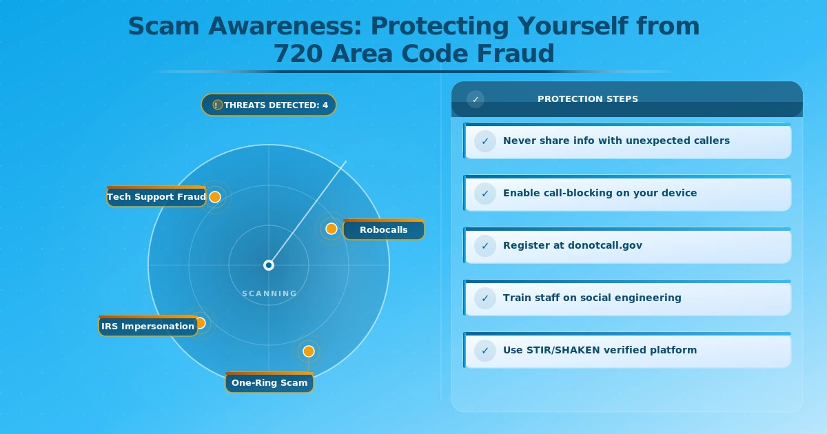 720 area code scam awareness protection tips