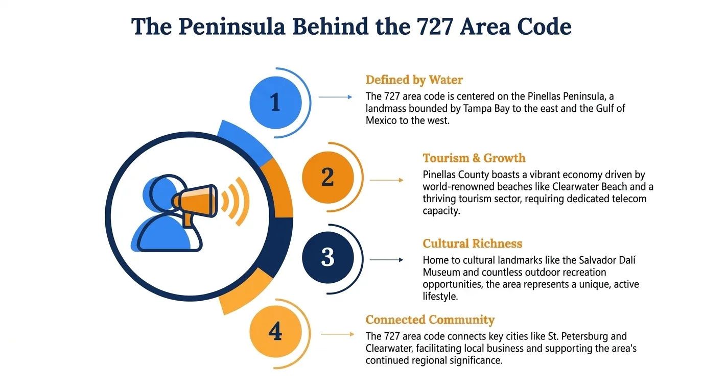 The peninsula behind the 727 area code — defined by water, tourism and growth, cultural richness, and connected community