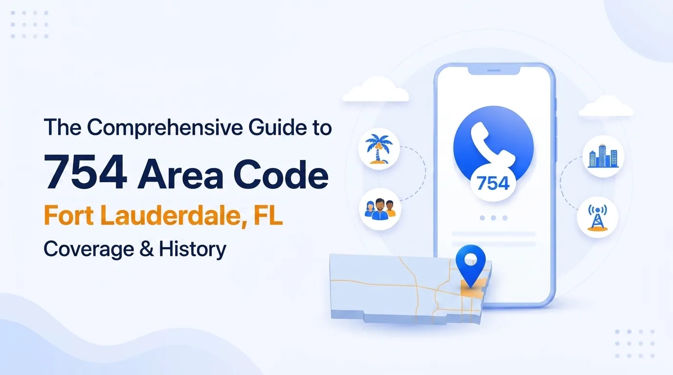 754 area code explained — Fort Lauderdale, Florida coverage and history