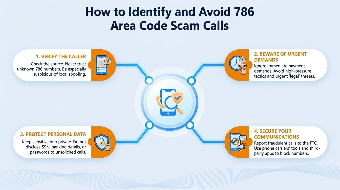 How to identify and report 786 area code scam calls — recognize caller ID spoofing and report to the FCC