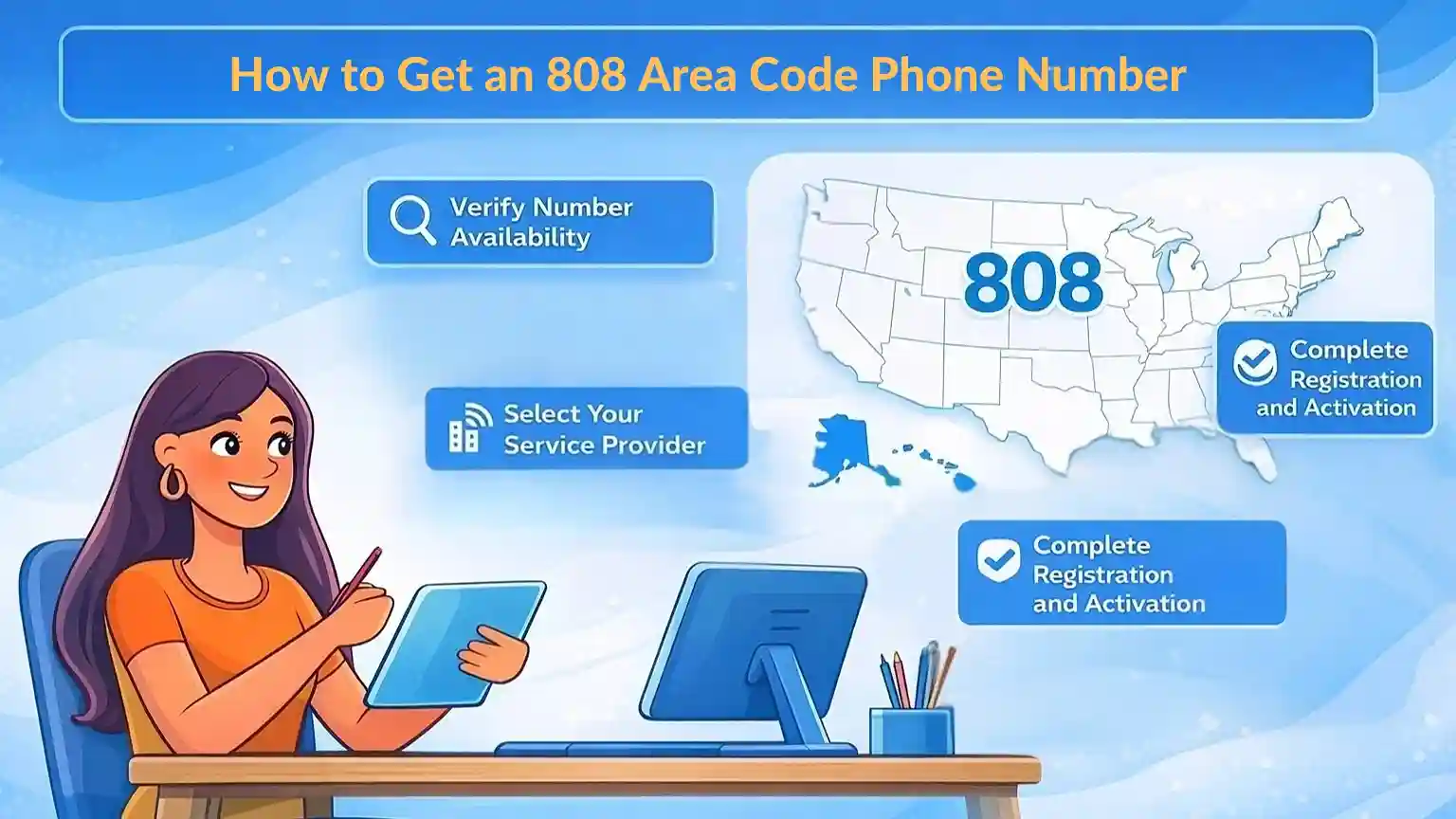 How to Get an 808 Area Code Phone Number