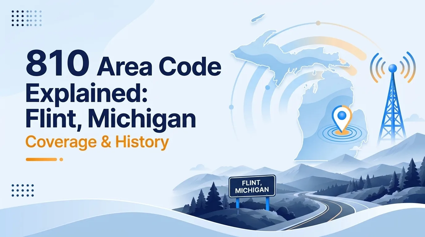 810 area code explained — Flint, Michigan coverage and history