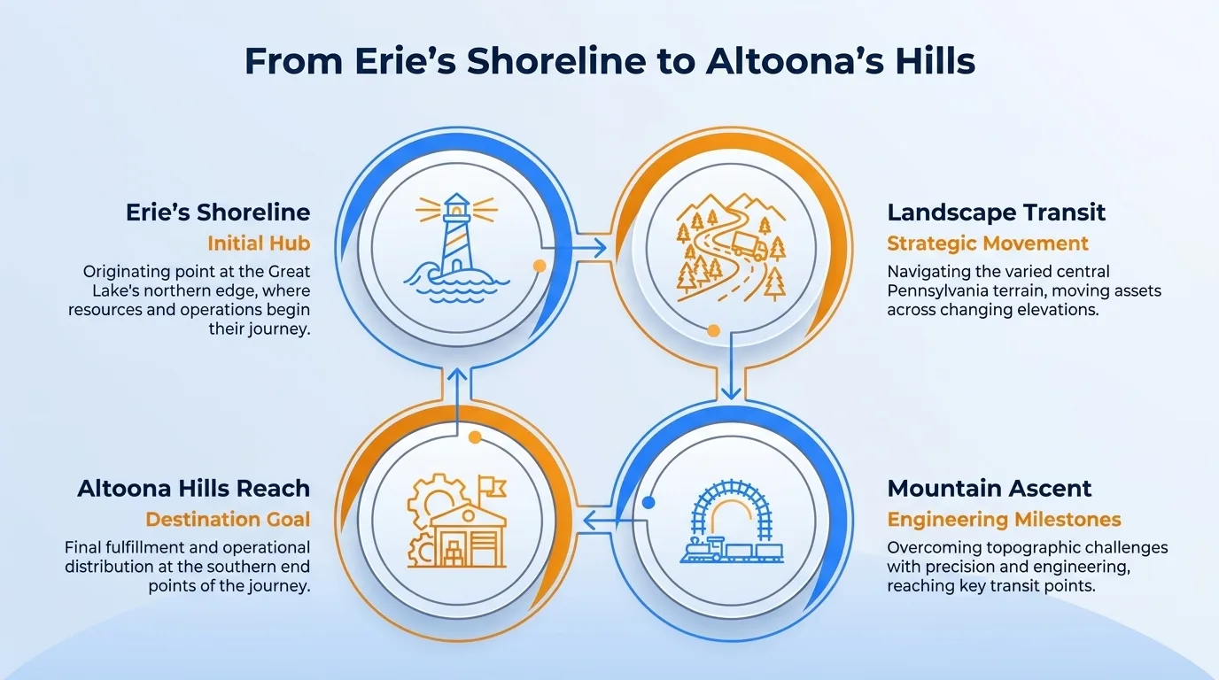 From Erie's shoreline to Altoona's hills — the reach of the 814 area code across north-central Pennsylvania