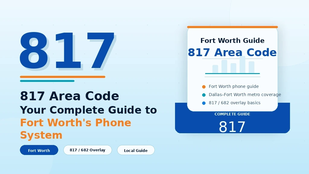 817 area code Fort Worth Texas coverage map guide