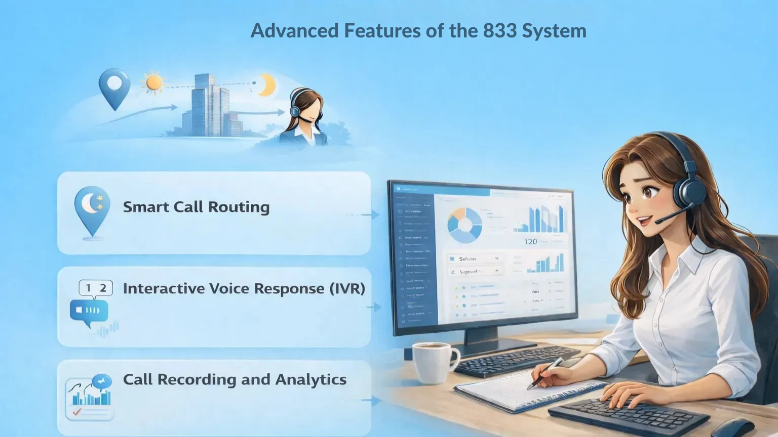 Advanced Points of the Area Code 833
