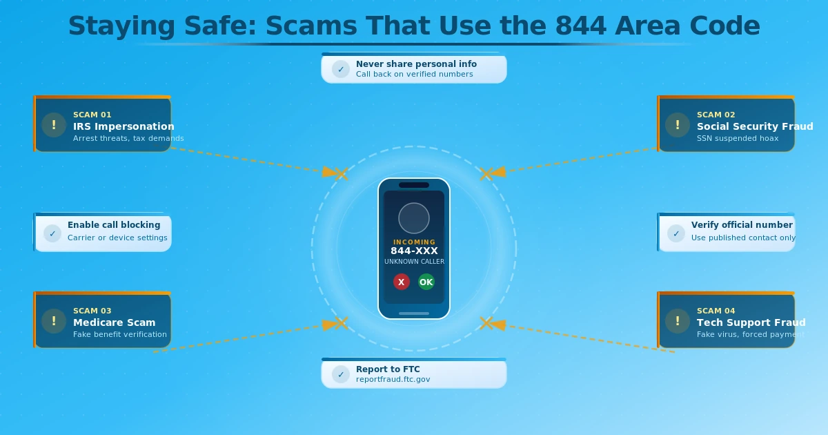 844 area code scam protection tips for businesses