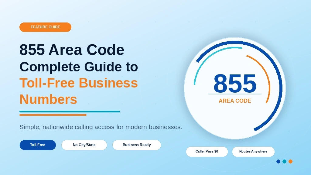 855 area code toll-free business number guide