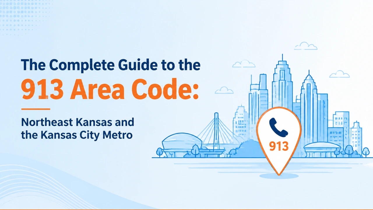 913 area code northeast Kansas Kansas City metro hero image