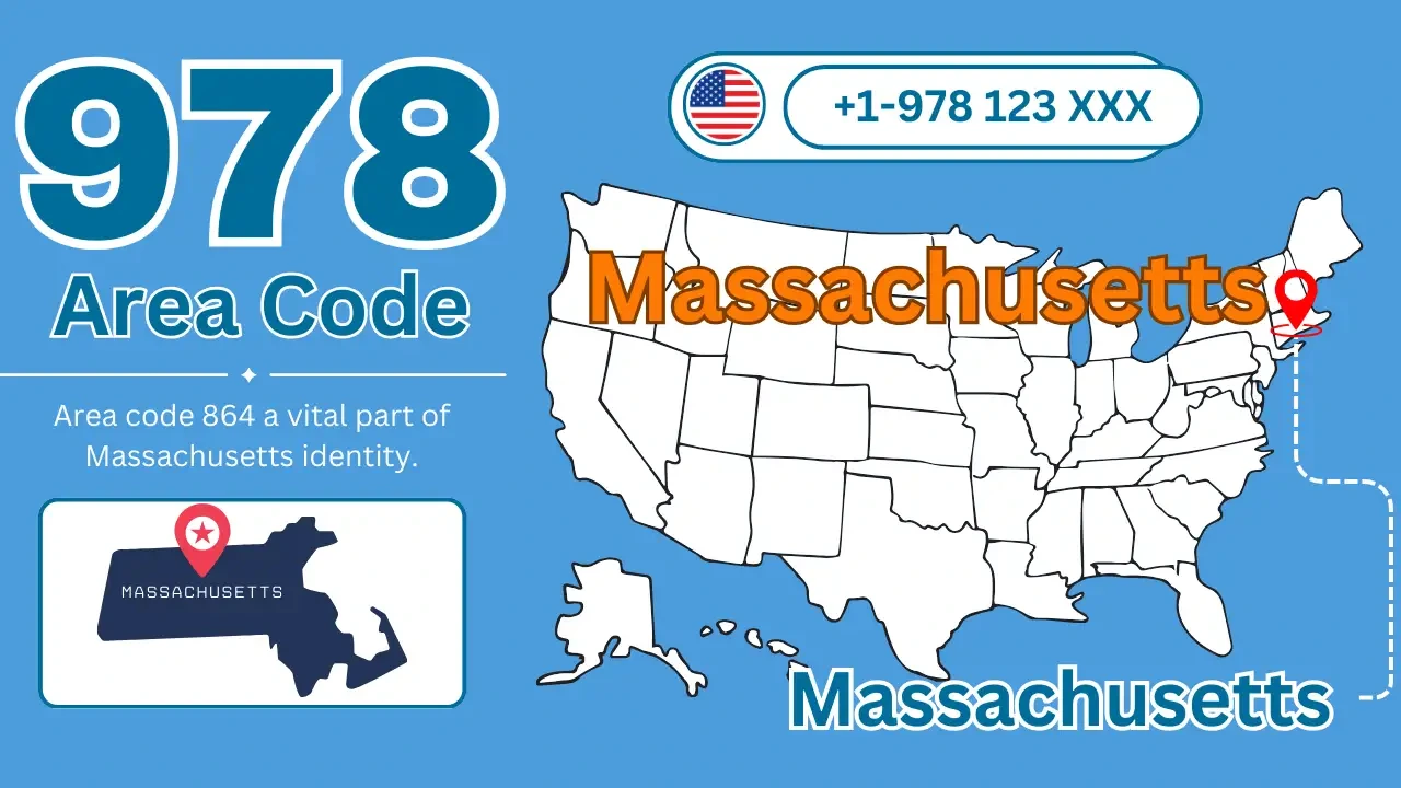 Country Code 978 978 지역 코드: 매사추세츠의 역사와 범위