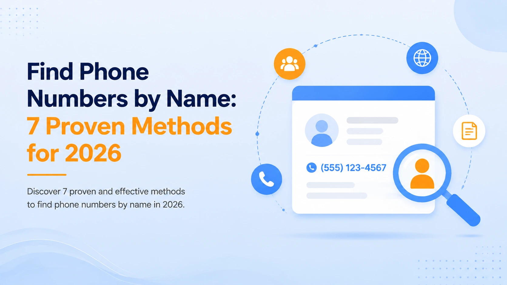 Find phone numbers by name — 7 proven methods hero image
