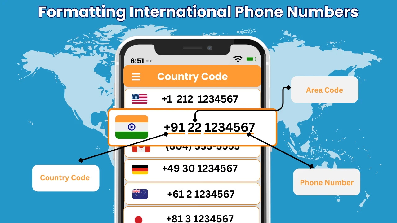Formatting International Phone Numbers