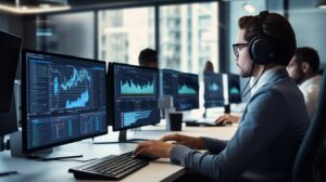 Call center agents using technology